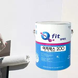 노루페인트 이지텍스 200 외부용 수성 페인트 무광 4L