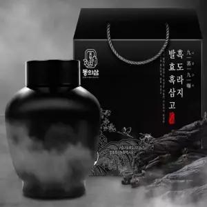 비제이마켓 동의삼 가족건강 구증구포 흑도라지 발효흑삼고 500G 건강보조식품