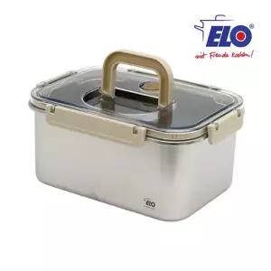 이엘오 ELO 스마트 스텐 밀폐용기 핸디형 3.9L 급식 보존용기 반찬통