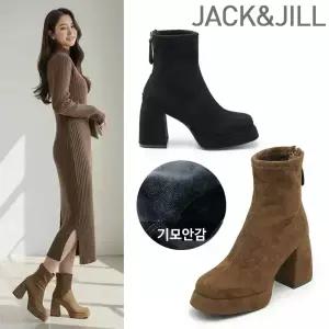 잭앤질 기모 플랫폼 앵클부츠(JD5759)