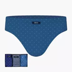 [BYC] 남자 순면 인밴드 미디 삼각 팬티 3매입 세트 MCF2272