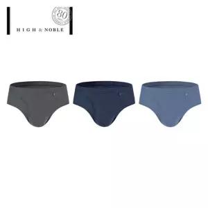 [BYC]하이앤노블 80수 3매입 남성 삼각팬티 세트