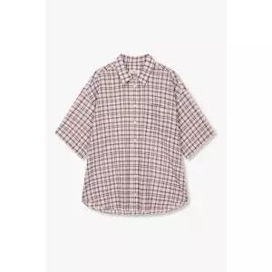 [NS홈쇼핑]톰보이[26여름]오버핏 체크 반팔 셔츠(9176221989)[35889390]