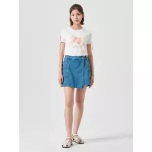 에잇세컨즈 데님 치마바지 스카이 블루 324825LP8Q 8Q