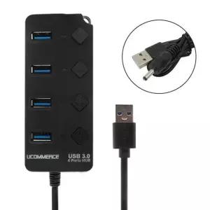 컴퓨터 멀티HUB 4포트 노트북 유전원 USB3.0허브 확장 FWFGP03A