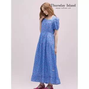 ？백화점정품？ 써스데이아일랜드 빅사이즈 원피스 [Thursday Island] 볼레로 스타일 롱원피스(T244MOP251W