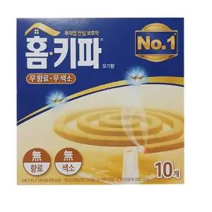 26년형 홈키파 모기향 무향료 무색소 10개입