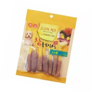 신라마켓 참좋은간식 고구마 치즈 오리봉 100G 강아지스틱