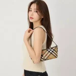 버버리 8095296 체크 바게트 미니 샌드 숄더백 배송