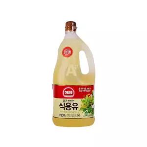 해표 대두유 1.8L다용도콩기름 튀김 식당용 식용유 업소용 가정용