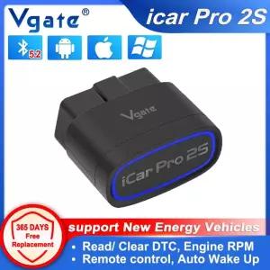 런치진단기 Vgate iCar Pro 2S ELM327 블루투스 53 V23 차량용 OBD 스캐너 EV 자동 진단 BimmerCode IOS 안
