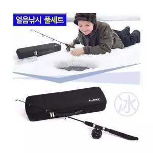 얼음낚시세트 레오 얼음낚시대 루어대 낚방 찌 풀세트 릴