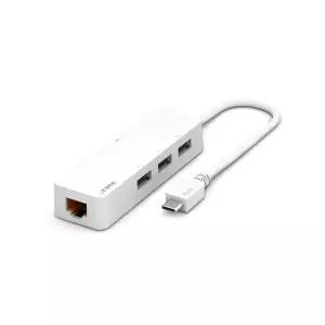 IPTIME U1003C USB Type C 유선랜카드 허브 3포트LAN USBLAN 3포트 C타입 카드 LANCARD LAN