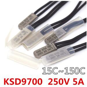 KSD9700 5A 250V 15C 35C 55C 60C 75C 80C 85C 90C 95C 100C 온도 조절기 열 보호기 퓨즈 스위치