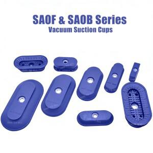 SAOF/SAOB NBR 단층/이중층 공압식 진공 흡착컵 SAOF-50X16 SAOB-60X30