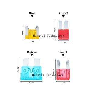 마이크로 미니 소형 소형 중형 Micro2 트럭 바이크 오토바이 퓨즈 2A 3A 5A 7.5A 10A 40A 블레이드