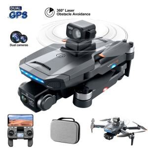 K918 GPS MAX 드론 4K 전문 장애물 회피 8K 듀얼 HD 카메라 브러시리스 접이식 쿼드콥터 RC 거리 1200m