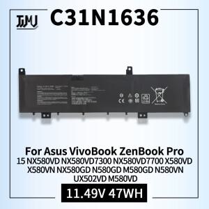 C31N1636 노트북 배터리 ASUS VivoBook Pro 15 N580V ZenBook UX502VD