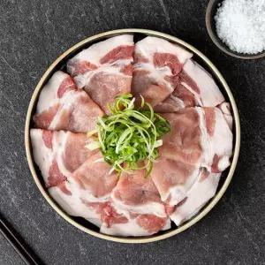 국내산 한돈 돼지고기 대패식 돈차돌 1kg