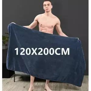 초대형 극세사 목욕 수건 슈퍼 흡수성 빠른 건조 부드럽고 적인 화장품