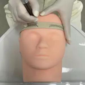 미용마네킹 298KXT21 미용 3D 실리콘 얼굴 마네킹 23cm 여자마네킹