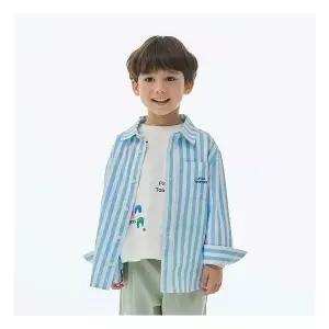 [래핑차일드]스트라이프 스마일 셔츠 (86119-320-01)