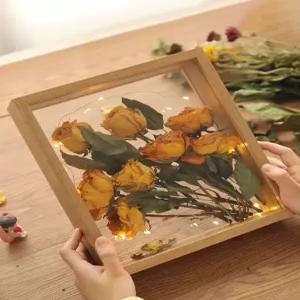 꽃다발 보관 케이스 플라워 드라이 부케 프레임 DIY