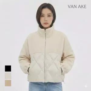 [반에이크] 소재배색 퀼팅점퍼_VB2ZPDUD12Z