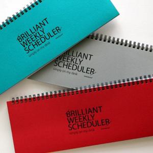 위클리 스케줄러 Brilliant weekly scheduler 만년플래너 스케줄정리