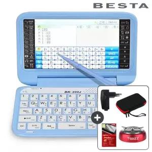베스타 BESTA 일본어특화 전자사전 BK-200J 8G+TEMZZ 차량용 방향제+케이스+USB충전기+필름 영어 중국어 옥편 국어 스크린터치 필기체 인식 발음