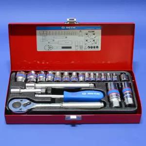킹토니 소켓렌치셋트 21종 5022MR 12각+6각 mm규격 9.5mm 6.35mm 핸드소켓세트 복스알세트 0174569