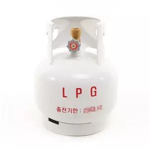 스틸 3kg LPG 가스통 가스미충전