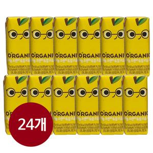 크니쁘니 오가닉주스 오렌지망고당근 125ml x 24팩