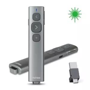 나비 NV199-PPT450 C타입/USB 그린레이저포인터 충전식 무선 프리젠터