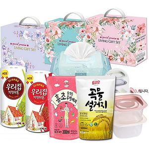 애경 주방세제 선물세트 설거지세제 주방세정제 키친타올 밀폐용기 고급 판촉용 사은품