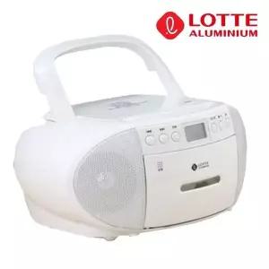 롯데핑키880화이트 MP3 카셋트플레이어 CD 라디오