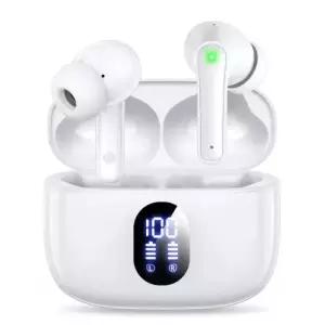 OMIIYA 무선 블루투스 이어폰 ENC 커널형 노이즈 캔슬링 HiFi 고음질 C타입 이어폰