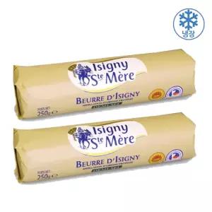 이즈니버터 가염버터 250g 가염버터롤 프랑스버터, 2개 베이킹 케이크 베이킹 오븐 베이킹 재료 베이킹 카