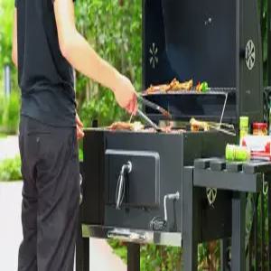 훈제 숯불 그릴 높이조절 특대형 바베큐 BBQ 훈제겸용