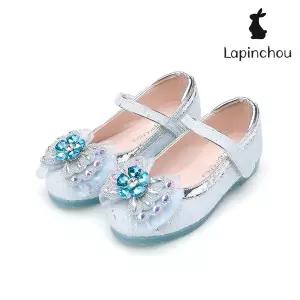 [트래드후스](강남점)[LAPINCHOU] 라팡슈 엘레나 듀 메리제인 스카이블루 나비 글리터 키즈구두 여아구...