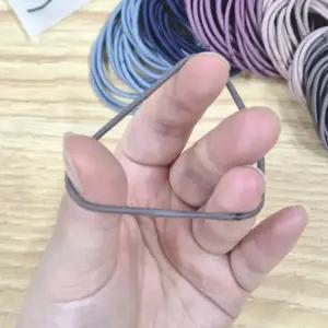 대용량 100개입 탄탄 헤어 고무줄 머리끈 지름4cm