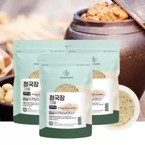 국산 청국장 가루 분말 국내산콩 바실러스균 식이섬유 500g, 3개