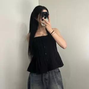 [갓샵]플레어 나시 블라우스 2color 뷔스티에 슬리브리스