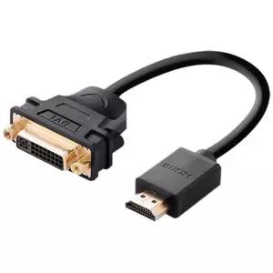 유그린 DVI (암) to HDMI (수) 변환 케이블 젠더 0.15m U-20136
