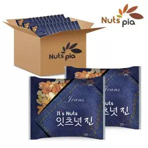 넛츠피아 잇츠넛 진 100봉 낱봉 하루 한줌 견과