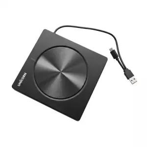 유니콘 5 in 1멀티 USB A+C타입 외장 CD/DVD RW USB허브 카드리더기 내장 CD-500R