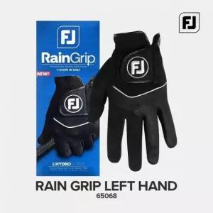 풋조이 정품 레인그립(RAINGRIP) 65068 남성용 골프장갑 왼손 (Black)