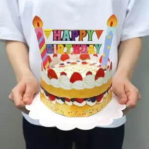 마음담아 대형 3D 입체카드 팝업 입체 어린이 생일 축하 파티 케이크 카드 2종