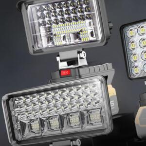 워크라이트 배터리용 LED 베어툴 디월트 7인치