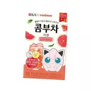 담터 탄산 콤부차 발효차 음료 자몽 10T